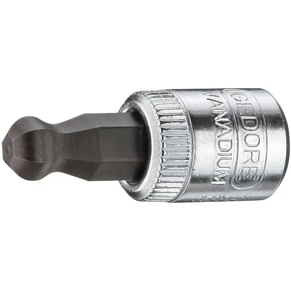 GEDORE nástavec šroubováku IN20K DIN3120 1/4″ čtyřhran, 4 mm šestihran Tovární Cena