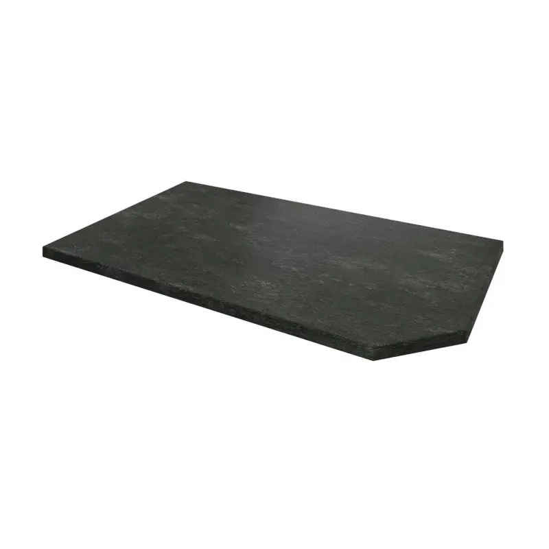 Kuchyňská deska 230x60x2,8 cm URBANO - metalická hnědá, pravé provedení Novinka