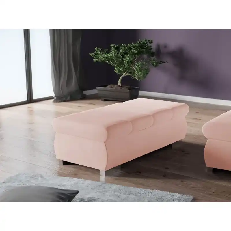 Taburet ANZU 1 - světlý růžový Cenová Bomba