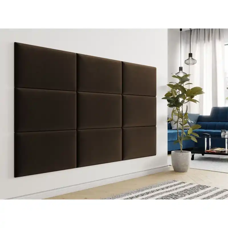 Horká Nabídka Čalouněný panel na zeď 70x40 PAG - hnědý
