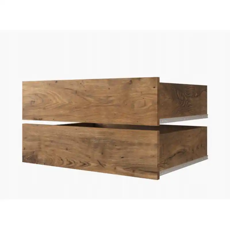 VÝPRODEJ - Set 2 šuplíků UNI do skříní š. 250 cm - kaštan Výhodná Nabídka