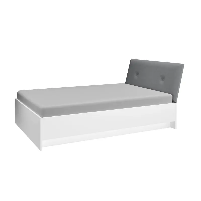 Dvojlůžková postel BRIANA 140x200 - bílá Akční Nabídka
