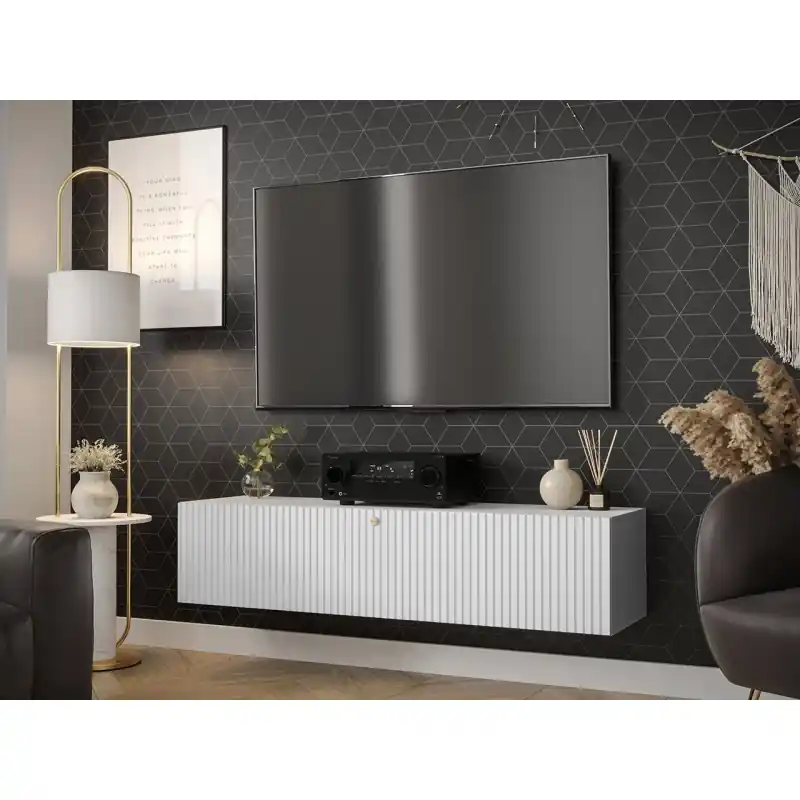 Ověřený Závěsný TV stolek LONZO 3 - bílý