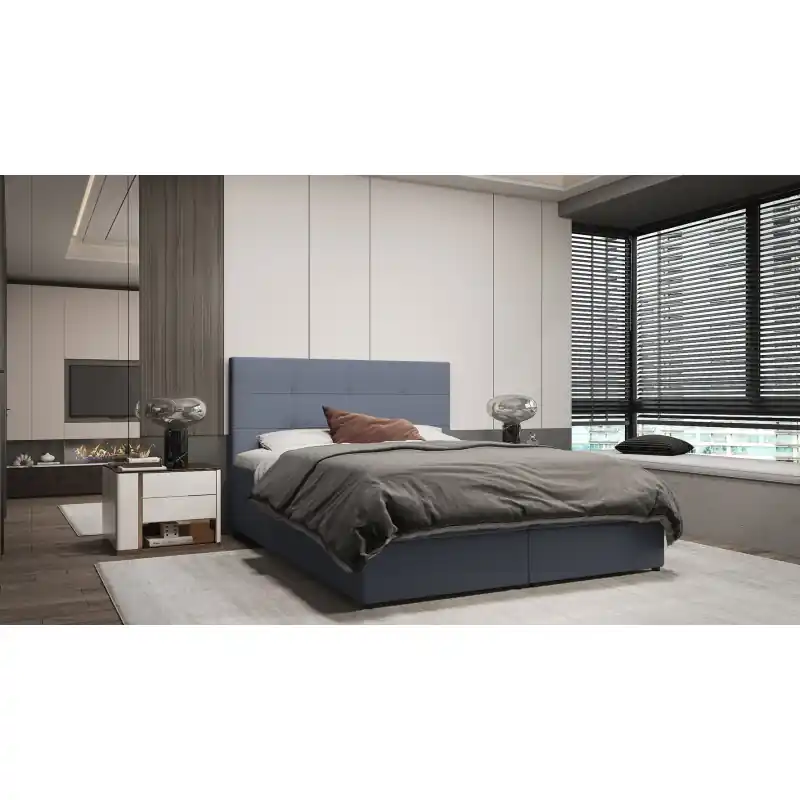 Hit Sezóny Designová postel MALIKA - 180x200, šedá