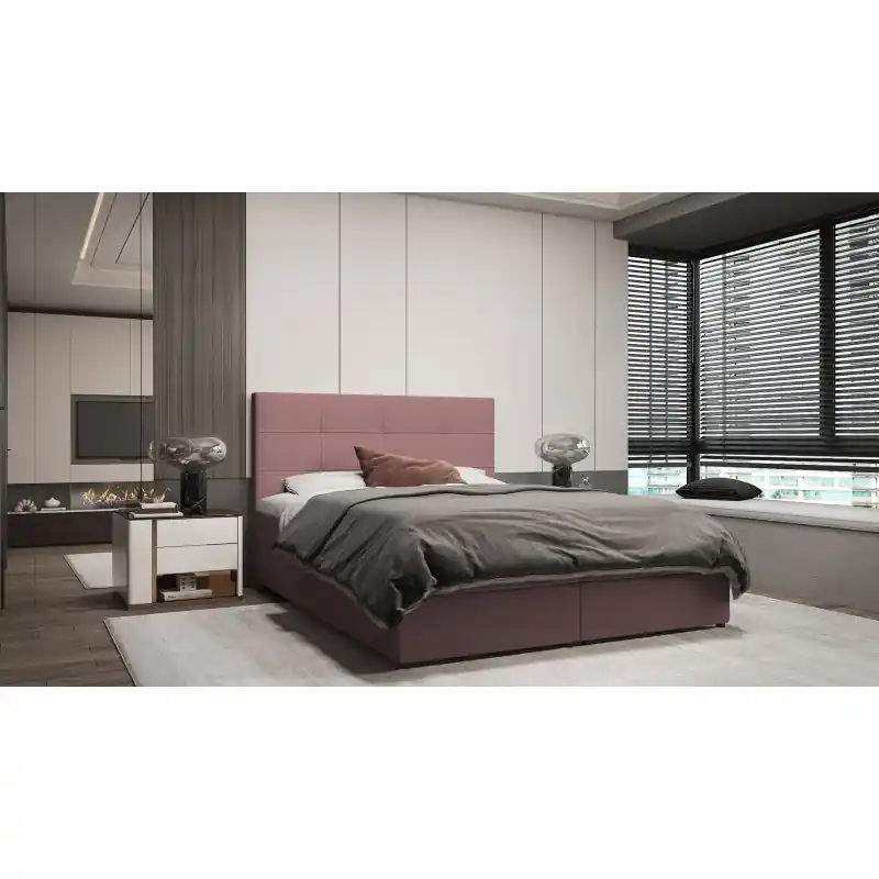 Expresní Doručení Designová postel MALIKA - 160x200, růžová