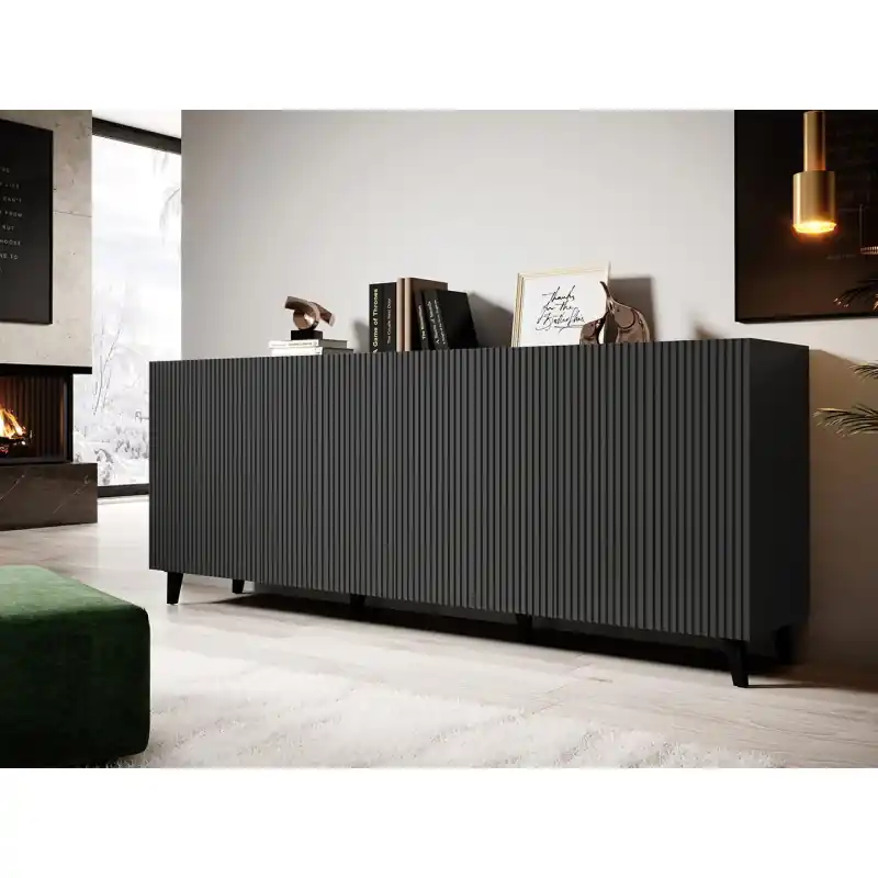 Designová komoda s dvířky HAER 2 - antracitová Ověřený
