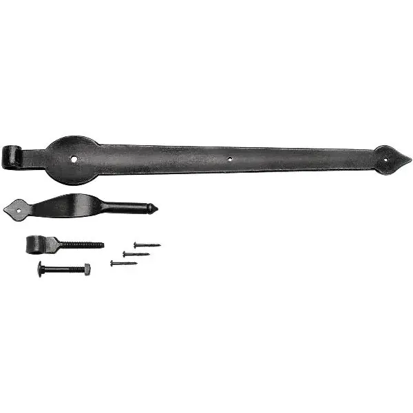 Levný Dveřní závěs dlouhý KREMS 2317, 500 mm, železo starobyle kartáčované