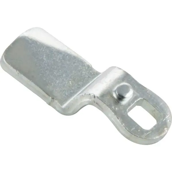 Jazýček zalomený pro zámky na plechová dvířka, 45x19mm, H 30mm, pozink Finální Výprodej