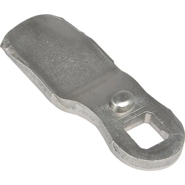 Nejlepší Cena Jazýček s nosem zalomený pro plechový montážní válec,45x19mm,rozměr H 22mm,nerez