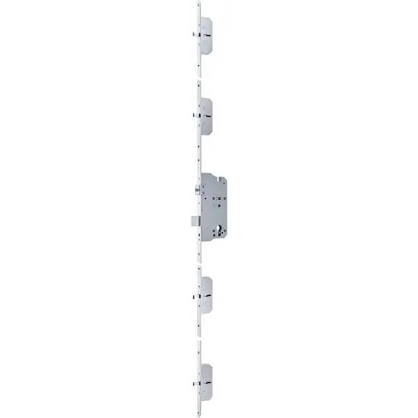 Cenový Hit MFV-zámek 124-MF6/Cerbero,DM 80,štulp 1850 x 20 x 3mm,levý,kulatý,stříbr. barvy