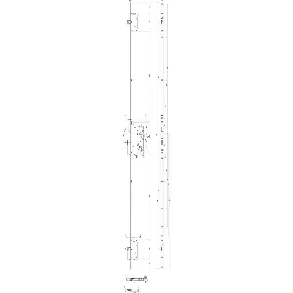 MFV-zámek GU Secury Automatic ÖNORM,DM 65,štulp 1750 x 16 x 2,5mm, hranatý,stříb Nejprodávanější