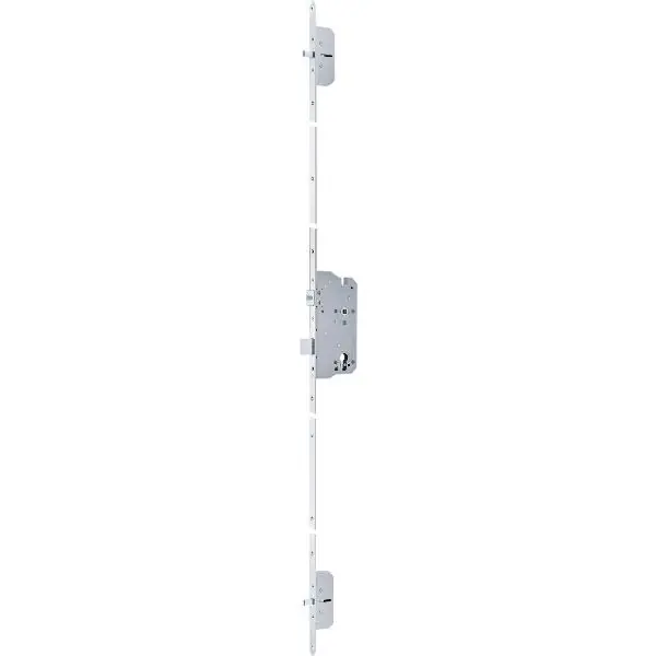MFV-zámek 124-MF4/Cerebro, DM 65 mm, štulp 1850 x 20 x 3 mm, hranatý, stříbrný Expresní Doručení