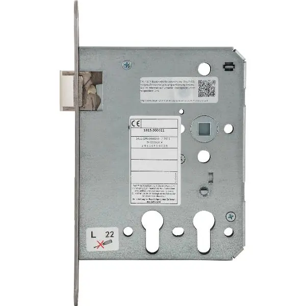 Zadlabací zámek BMH 1015 PZW/2 PZ funkce, levý, DM 60/100, nerez Top Prodej
