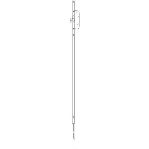 GU-Secury prodloužení štulpu Automatic 800 mm, štulp 20 mm, oblé, ocel pozink Expresní Doručení