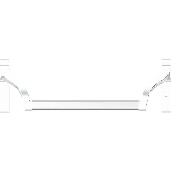 Značkový DORMAKABA trubkové madlo pro tyčovou rukojeť, 1150 mm, stří. elox