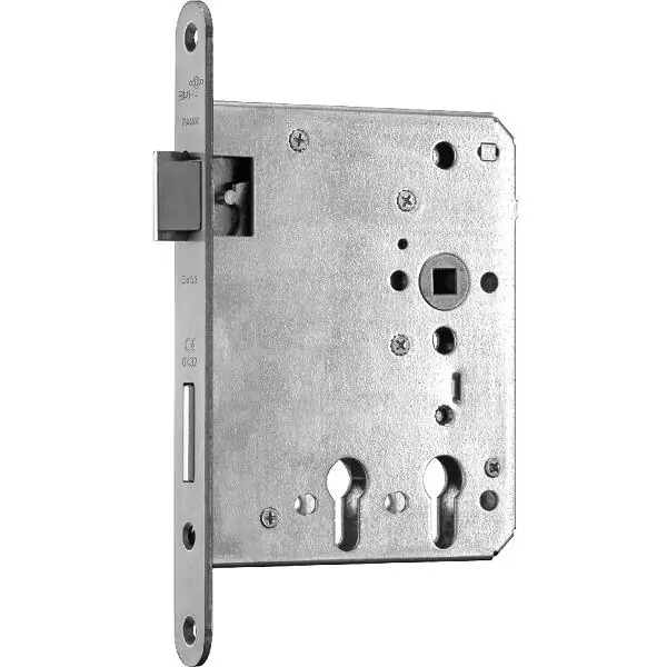 Zadlabací zámek BMH 1019 PZW pro 2 PZ, levý, DM 32/65, nerez Horká Nabídka