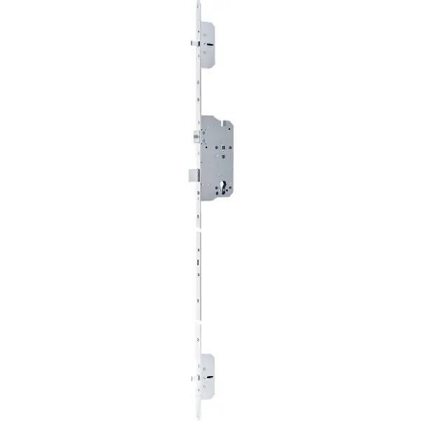 MFV zámek 124-MF4/Cerebro pro obloukové dveře, DM 65 mm, PZ 88, stříbrný Sleva