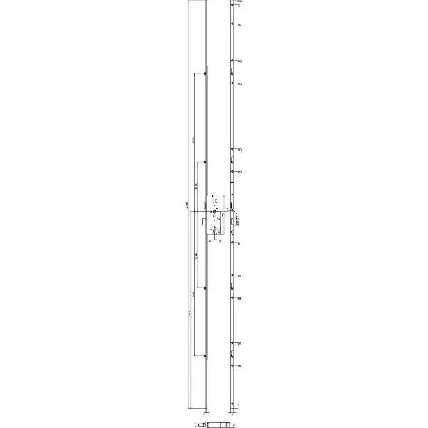 Nejlepší Cena KFV MFV-zámek BS 2100 ÖNORM, DM 45,štulp 16 mm čtverec, stříbrně pozinkovaný