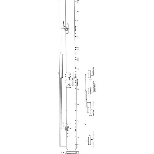 MFV-zámek KFV BS 2600 ÖNORM,DM 55, štulp 20 mm, hranatý, ocel pozink Přímo Od Výrobce