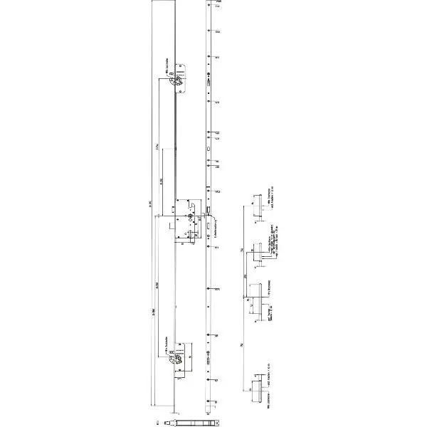 MFV-zámek KFV BS 2600 ÖNORM,DM 65,štulp 20 mm, hranatý, ocel pozink Expresní Doručení