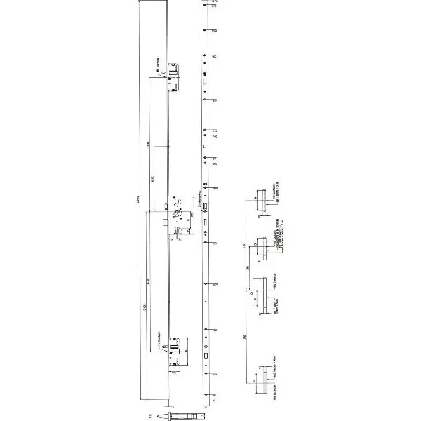 Objednat Nyní MFV-zámek KFV BS 2300 DIN,DM 55,štulp 20 mm, hranatý, VK 8 mm, ocel pozink