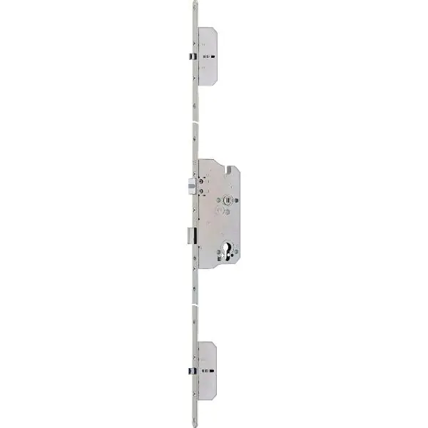 Autentický MFV-zámek 124-MF4/Cerbero,DM 80,štulp 1850 x 20 x 3mm kulatý,pravý,stříbr. barvy