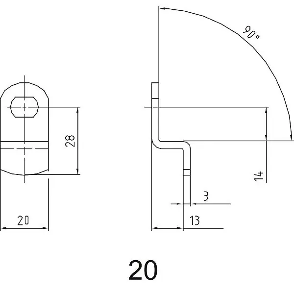 Super Cena ASSA ABLOY zamykací čep pro elektronický zámek skříňky Sense+PIN, č.5, rovný