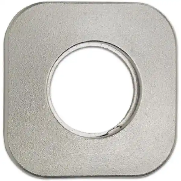Výprodej Rozeta pro vnější zámek AZ29 vrtací otvor ø 30 mm, 60 x 60 mm, ocel poniklovaná