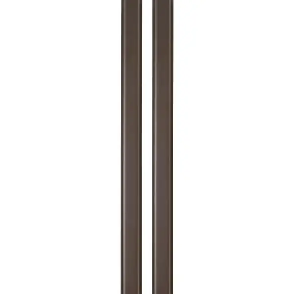 Sada zamykacích lišt k rozvorovým zámkům ABUS FOS550, hnědá, délka 750/750 mm Výprodej