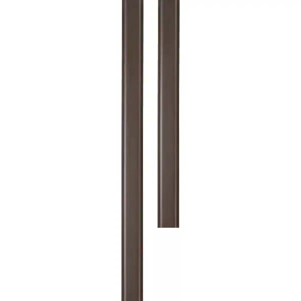 Akce Sada zamykacích lišt k rozvorovým zámkům ABUS FOS550, hnědá, délka 750/1180 mm