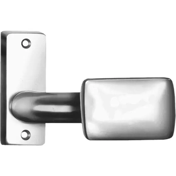 AMF krátký štítek se koulí 485, fest, 87x32x7 mm, knoflík ø65x44mm, stř.elox. Omezená Nabídka