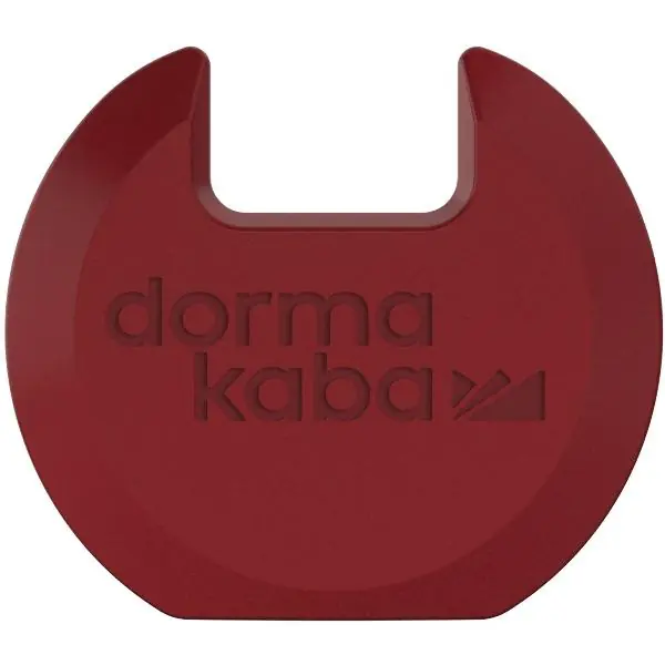 Autentický DORMAKABA Klip na klíč cylindrické vložky Key Expert Plus Smartkey tm. červený