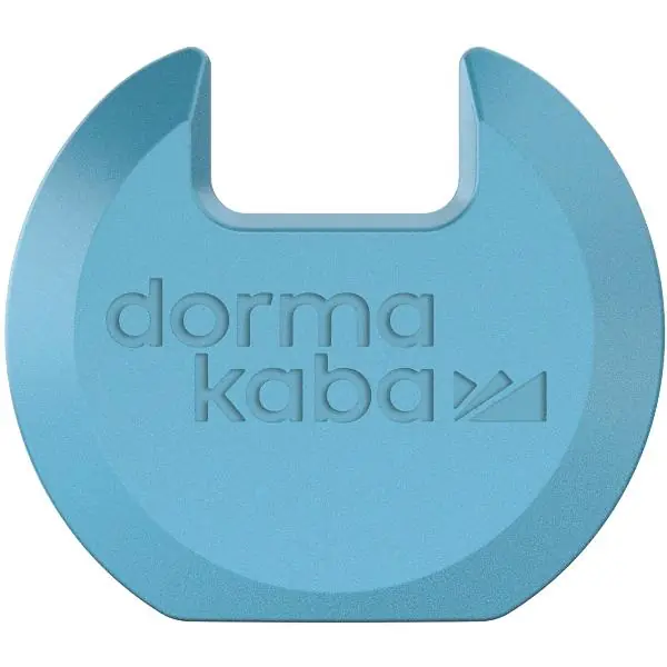 Sezónní Sleva DORMAKABA Klip na klíč cylindrické vložky Key Expert Plus Smartkey sv. modrý