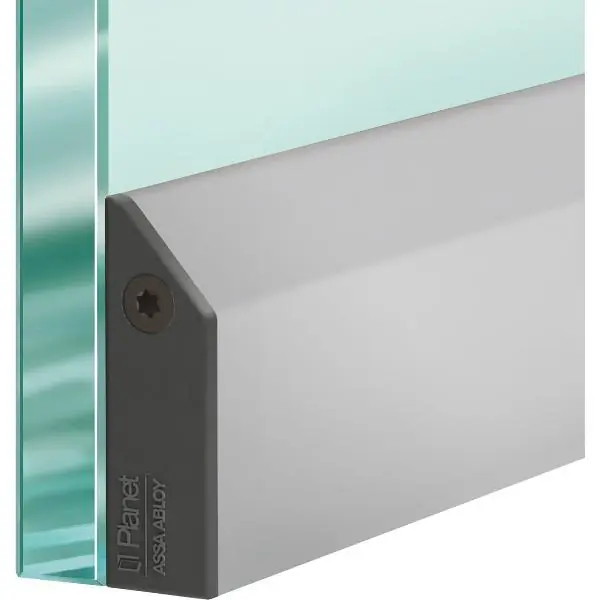 PLANET Těsnění dv. KG-SM úzké RD,fix rozměr 822x11,5x38mm,jednostr. hliník přír. Doprava Zdarma