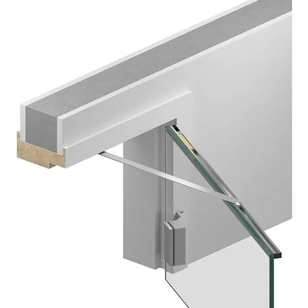 Časově Omezené ATHMER Omezovač otev. dveří Porti pro sklo dveře, 709-959mm, 50kg, dř. zárubeň