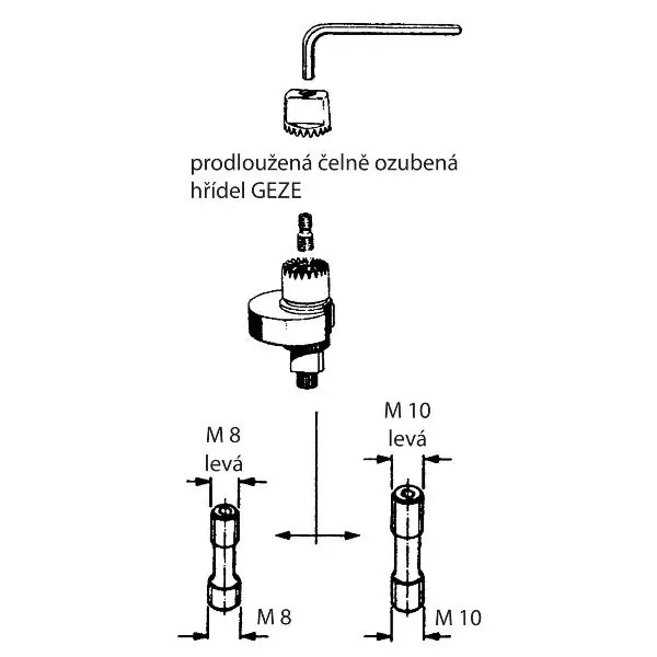 Plochý kužel / čep pro TS500N/NV, 550NV, 550F, 550E, 550IS, 30 mm, ocel pozink Novinka