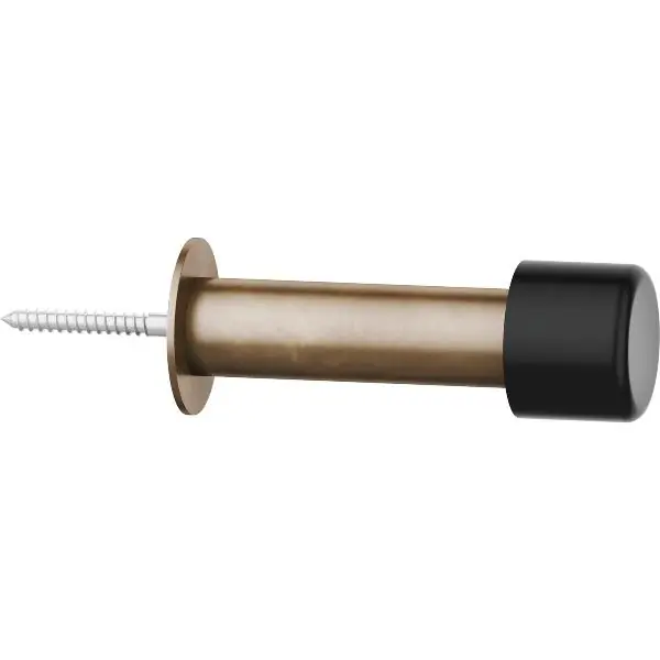 Sezónní Sleva FSB nástěnný dveřní doraz 38 3880 délka 120 mm, bronz tmavý patinovaný