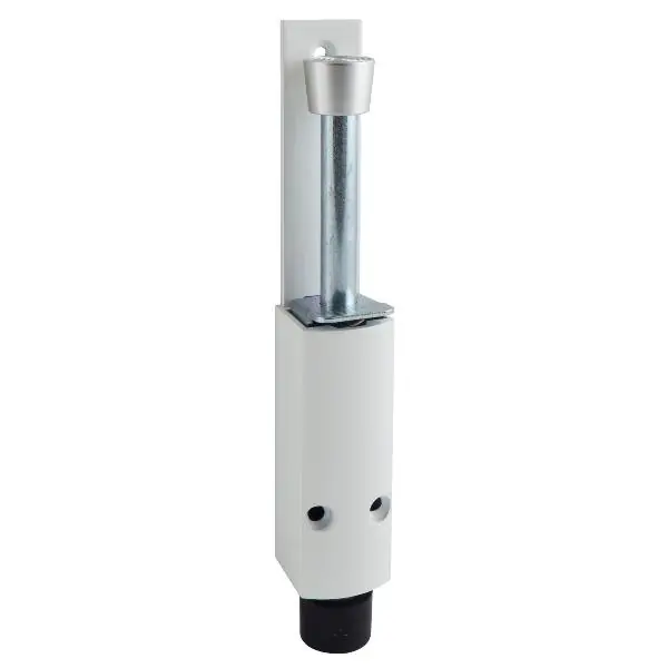 Stavěč dveří, zdvih 60 mm, 35 x 225 mm, hliník bíle upraven Expresní Doručení