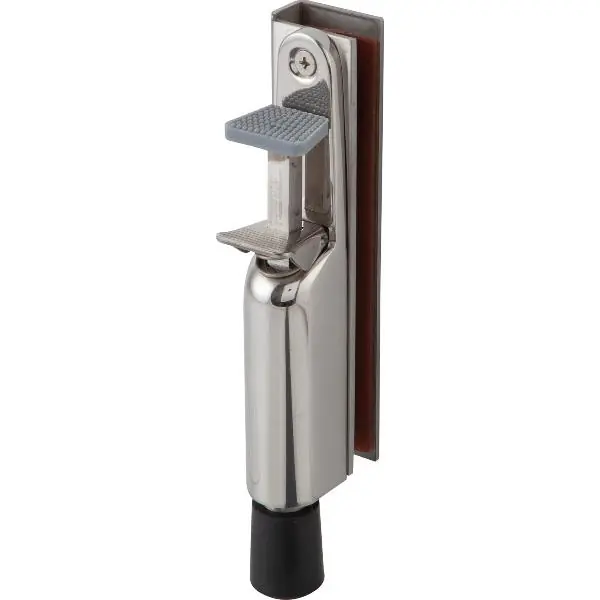 Stavěč dveří 1132 pro skleněné dveře, zdvih 30 mm mm, 210 x 36 mm, nerez leštěná Jen Po Omezenou Doba