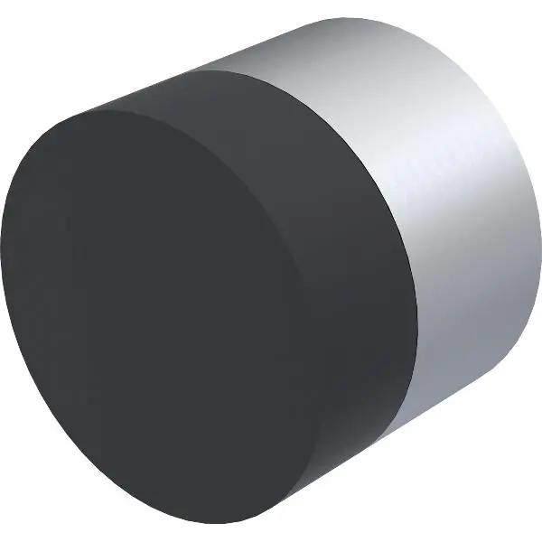KWS stěnový dveřní doraz 2068, ø 30 mm, délka 25 mm, hliník stříbrně eloxovaný Odeslání Ihned