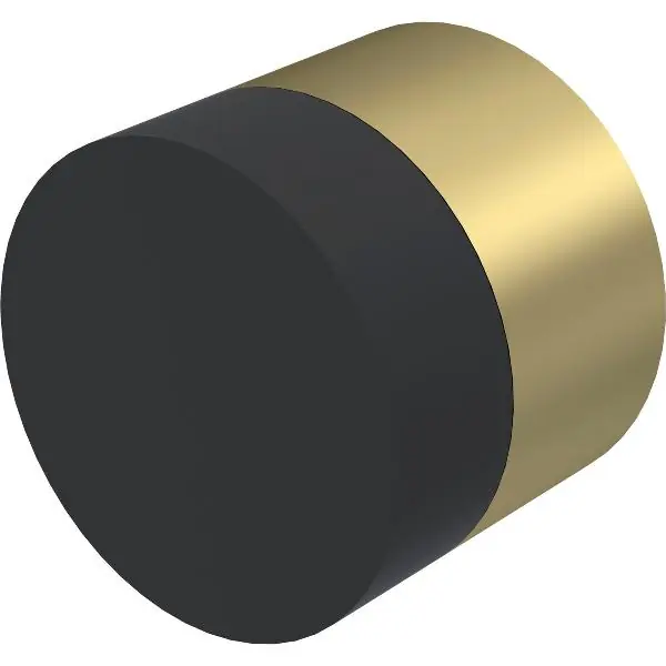 KWS stěnový dveřní doraz 2068, ø 30 mm, délka 25 mm, hliník, barva mosaz elox Kup Teď