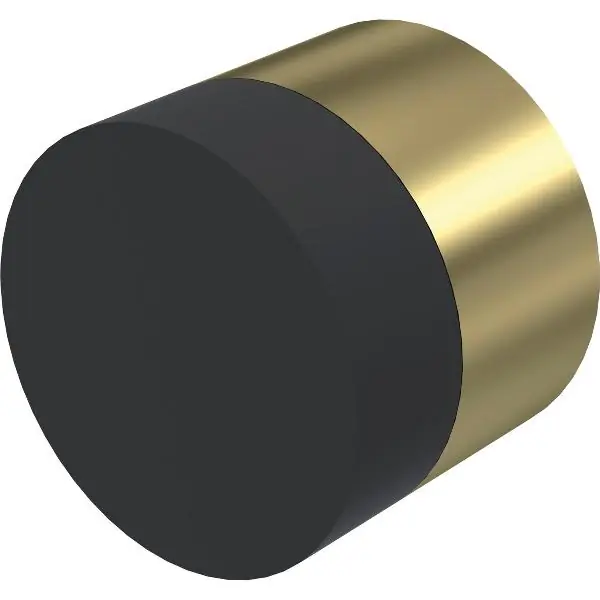 KWS stěnový dveřní doraz 2068 ø 30 mm, délka 25 mm, mosaz mat Objednat Nyní