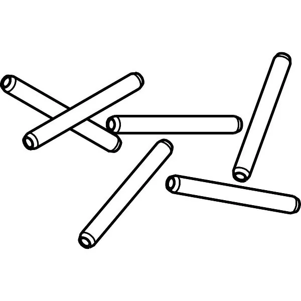 Aktuální HAWA-Frontslide 60/A und 60/matic, spojovací kolíky, sada 6 ks