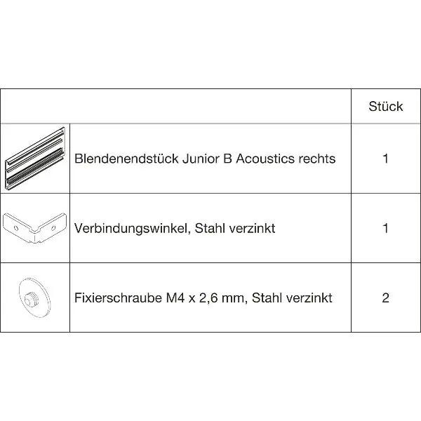 HAWA-Junior 100/B Acoustics sada krytek klipového krytu 95 mm pravé stříbrné Časově Omezené