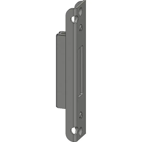 Rychlé Dodání Protiplech STV pro otočné závory, 140 x 28 x 11 mm, stříbrná