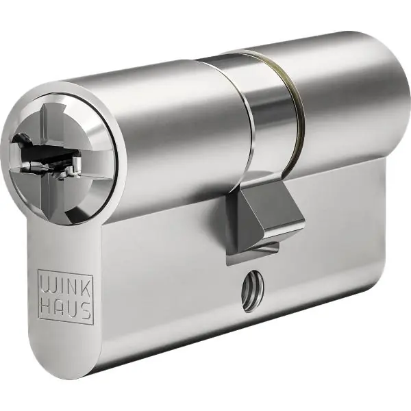 Oboustranná cylindrická vložka key Tec N-Tra, 50/65, mosaz poniklovaná matná Tovární Cena