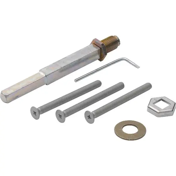 Cenově Výhodný HOPPE upevňovací sada bezpečn. klika-koule, čtyřhran odsaz., tl. dveří 62–97 mm
