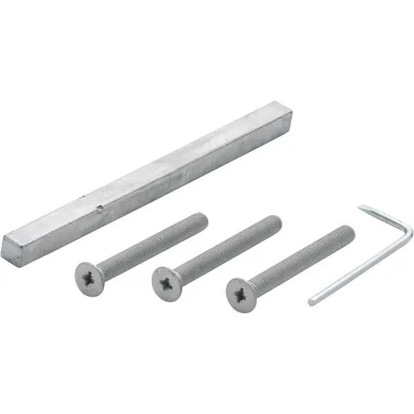HOPPE upevňovací set pro bezpeč. sady klika-klika, tl. křídla 62-67 mm, pozink Dokud Zásoby Vydrží